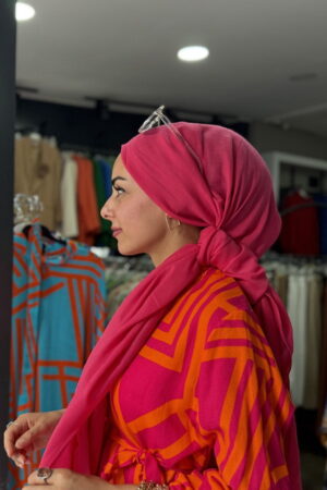 Pembe Pamuklu Şal