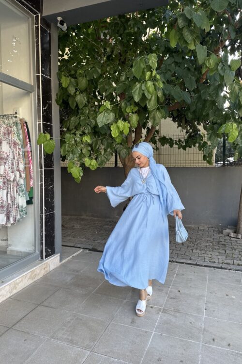 Yeni Sezon Müslin Kumaş Elbisemiz