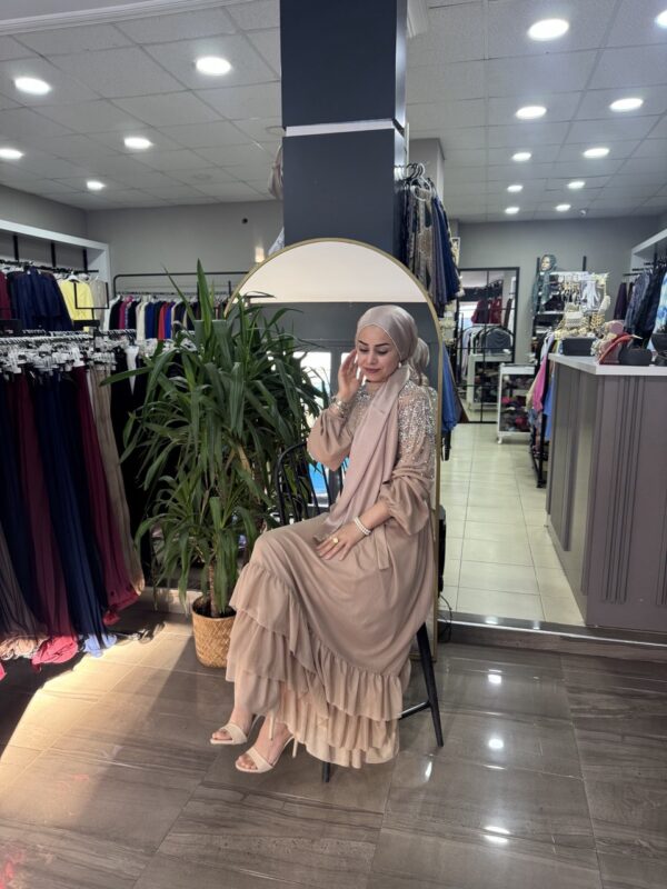 Romantik Taşlı Tül Abiyemiz Tüm Renkleriyle Şimdi Sizlerle