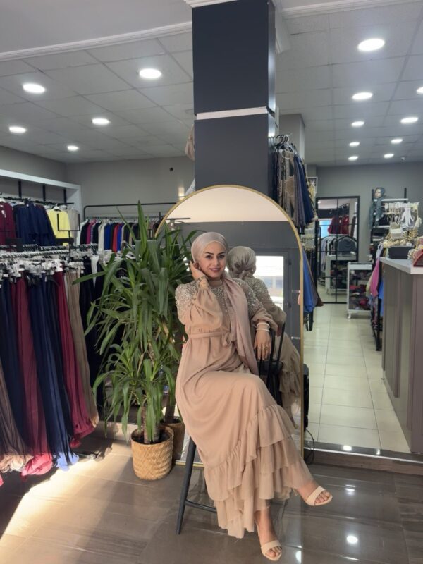 Romantik Taşlı Tül Abiyemiz Tüm Renkleriyle Şimdi Sizlerle - Görsel 9