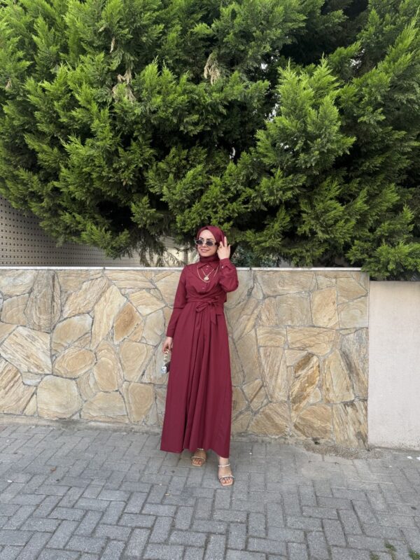Önden Bağlamalı Giy Çık Elbisemiz