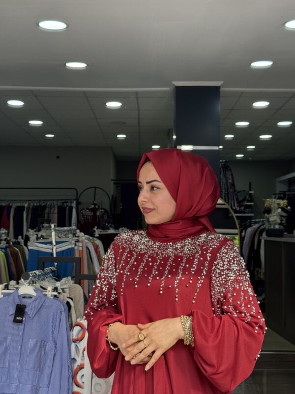 Romantik Taşlı Tül Abiyemiz Tüm Renkleriyle Şimdi Sizlerle - Görsel 14
