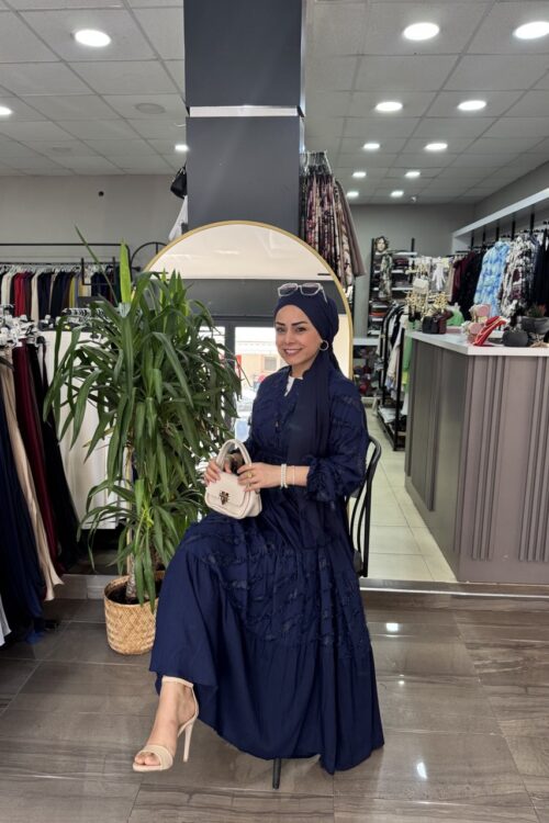 Önü Düğmeli Salaş Elbisemiz
