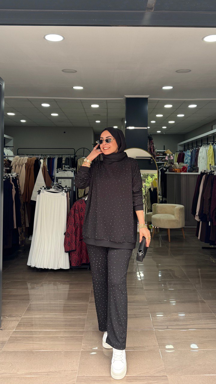 Taşlı Oysho Kumaş Takım - Görsel 15