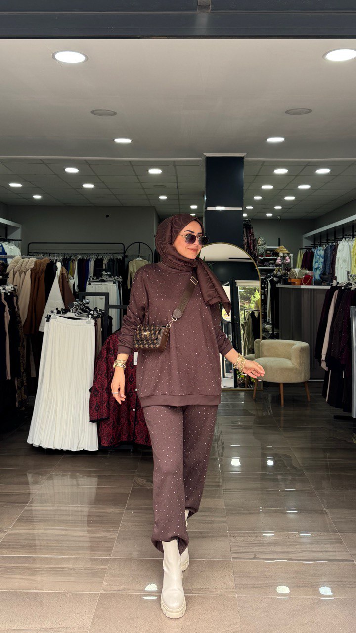 Taşlı Oysho Kumaş Takım - Görsel 12