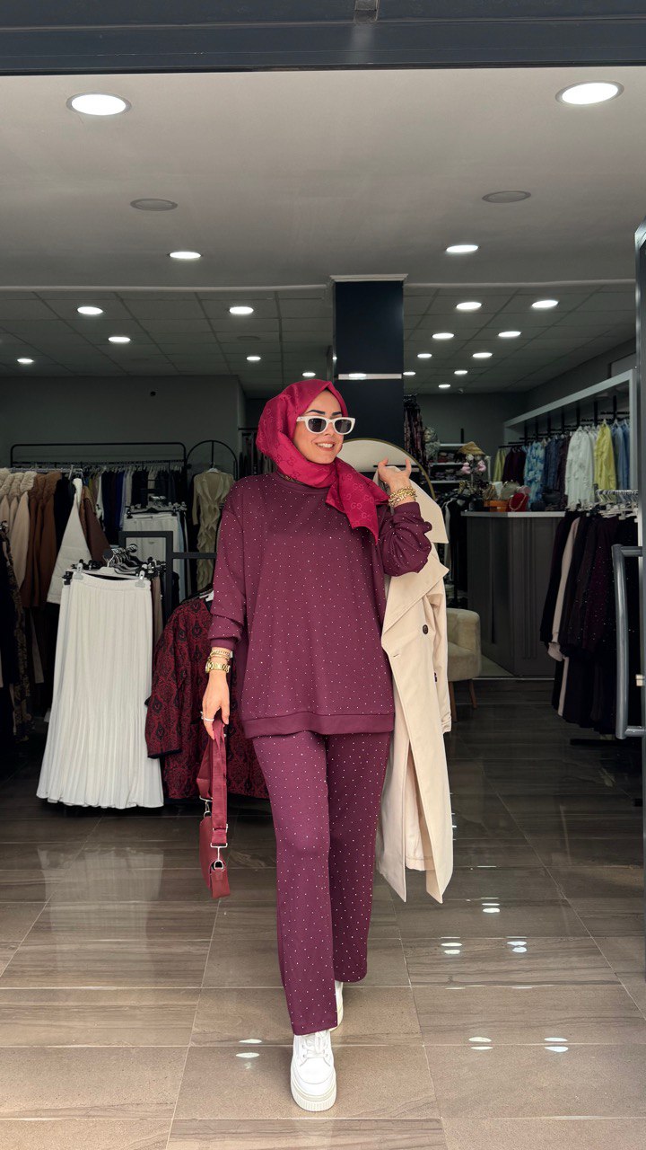 Taşlı Oysho Kumaş Takım - Görsel 9