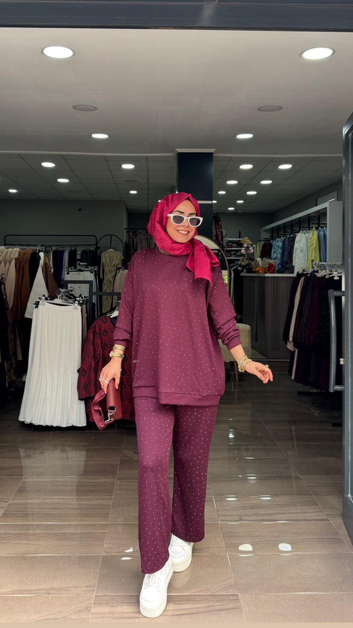 Taşlı Oysho Kumaş Takım - Görsel 13