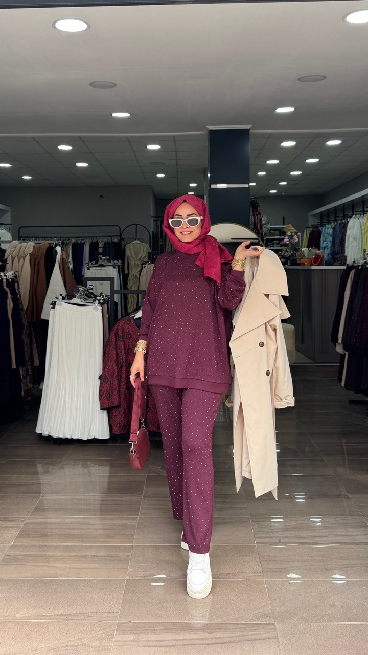 Taşlı Oysho Kumaş Takım - Görsel 5