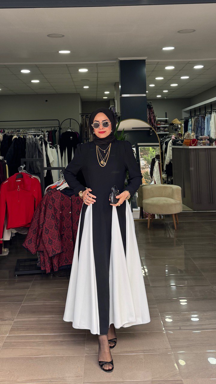 Tasarım Elbisemiz Dabıl İtal kumaş - Görsel 6