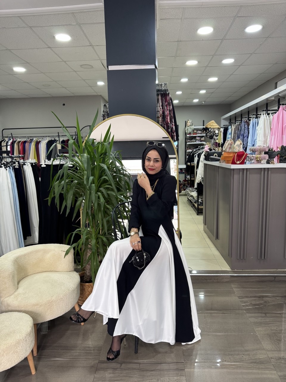 Tasarım Elbisemiz Dabıl İtal kumaş - Görsel 5