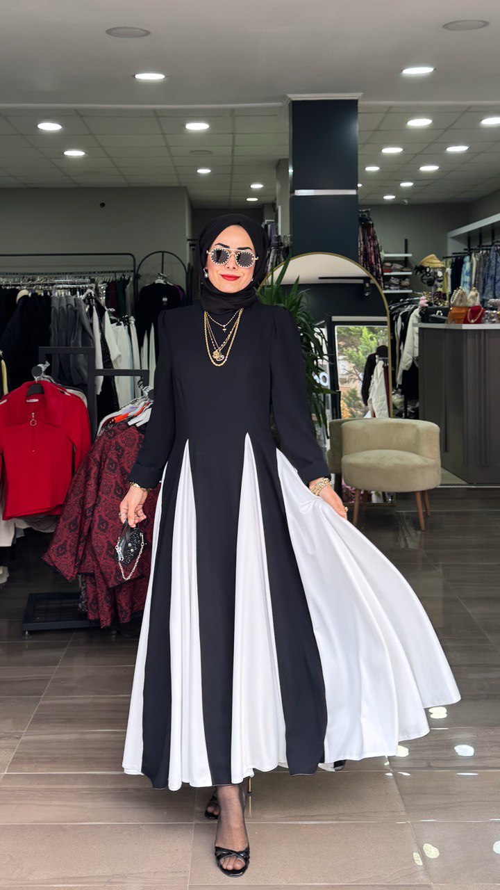 Tasarım Elbisemiz Dabıl İtal kumaş - Görsel 4