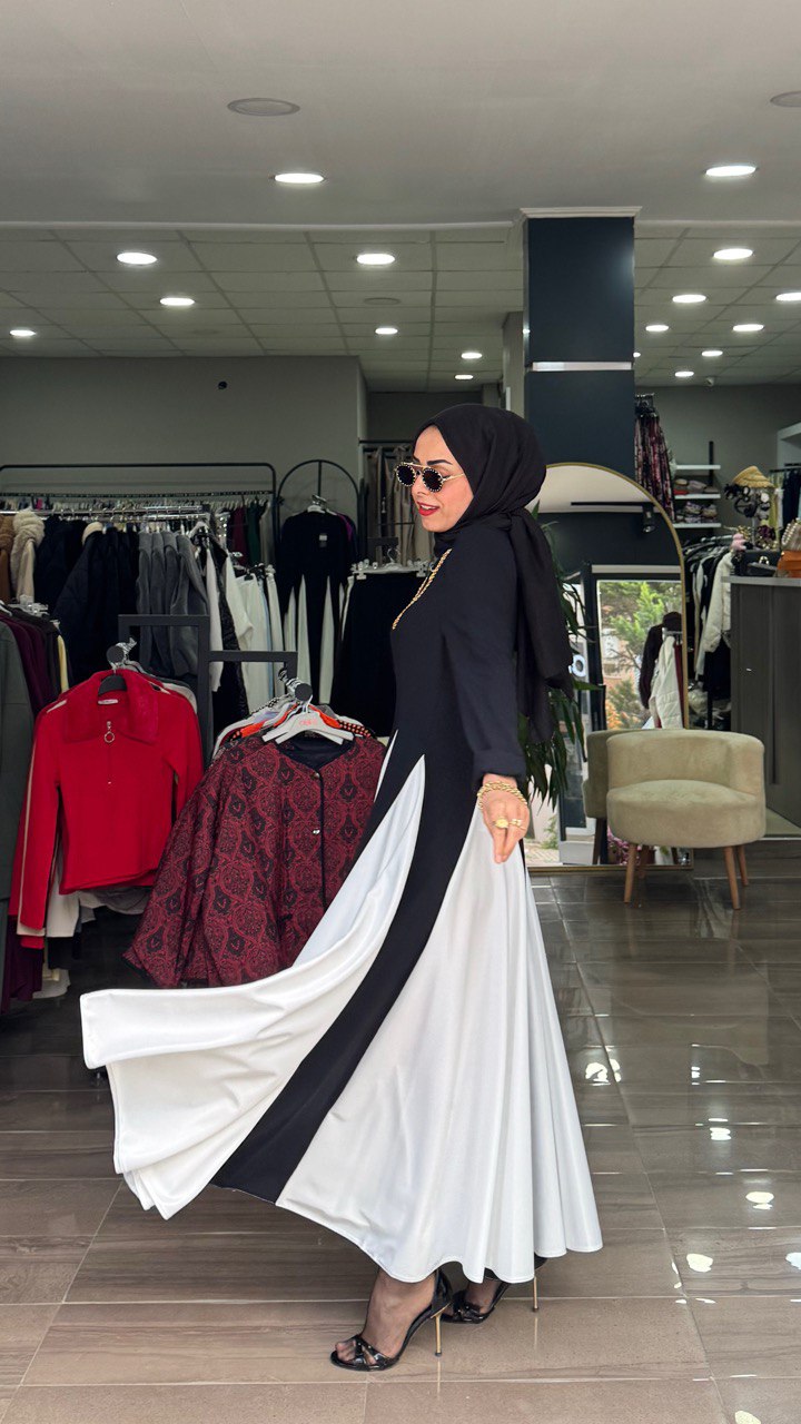 Tasarım Elbisemiz Dabıl İtal kumaş - Görsel 3