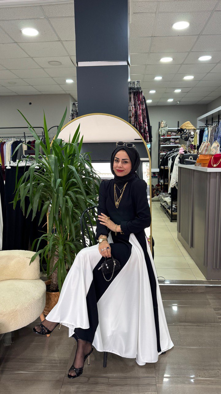 Tasarım Elbisemiz Dabıl İtal kumaş - Görsel 2