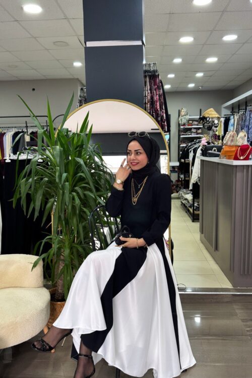 Tasarım Elbisemiz Dabıl İtal kumaş