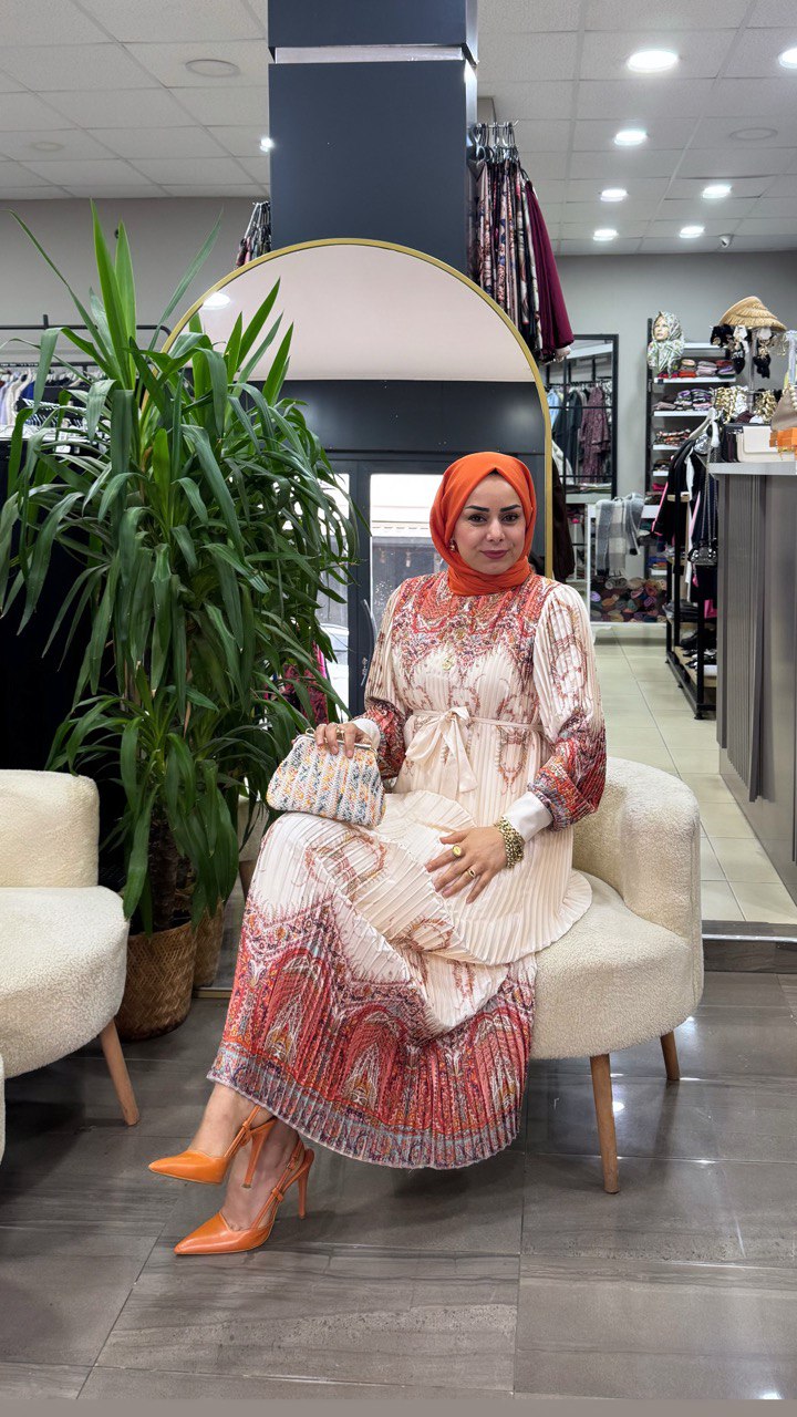 İpek Saten Elbisemiz Stoklarımızda - Görsel 11