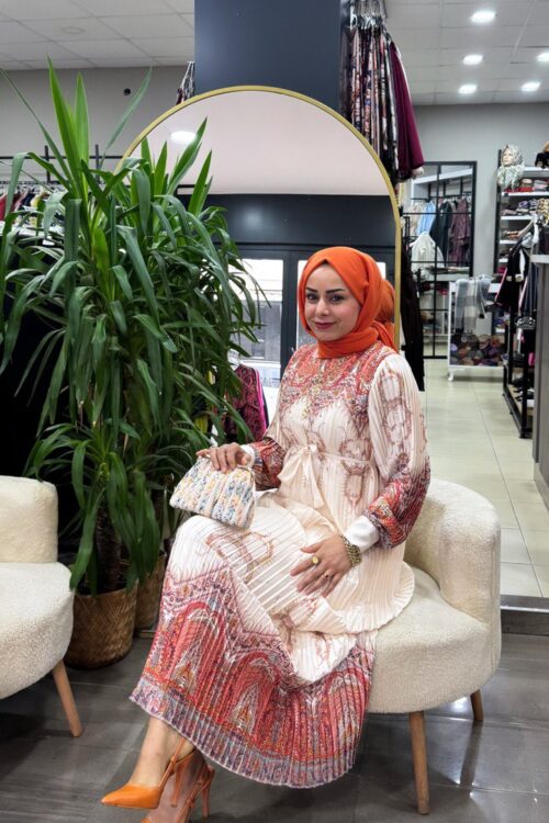 İpek Saten Elbisemiz Stoklarımızda