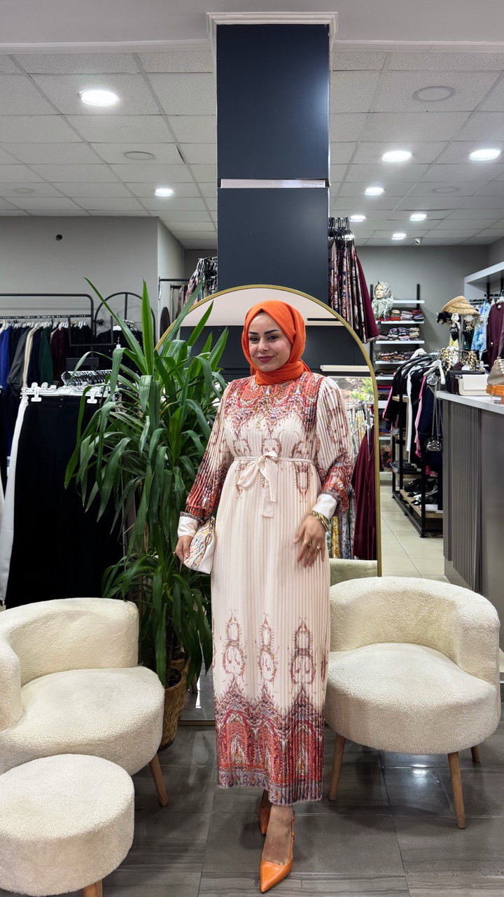 İpek Saten Elbisemiz Stoklarımızda - Görsel 5