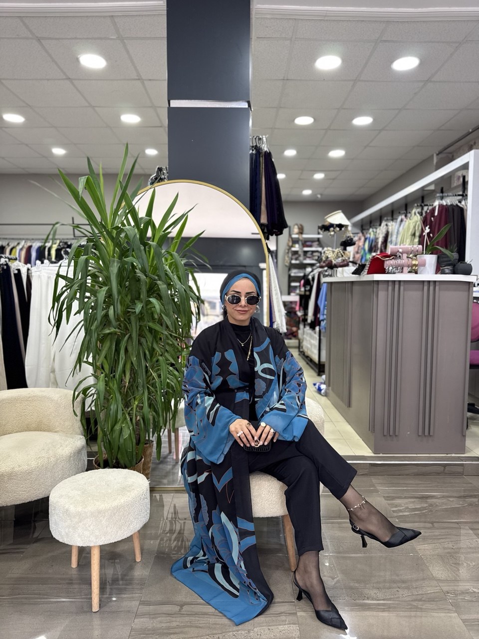 Zarafet Şal Kimono Takımı - Görsel 5